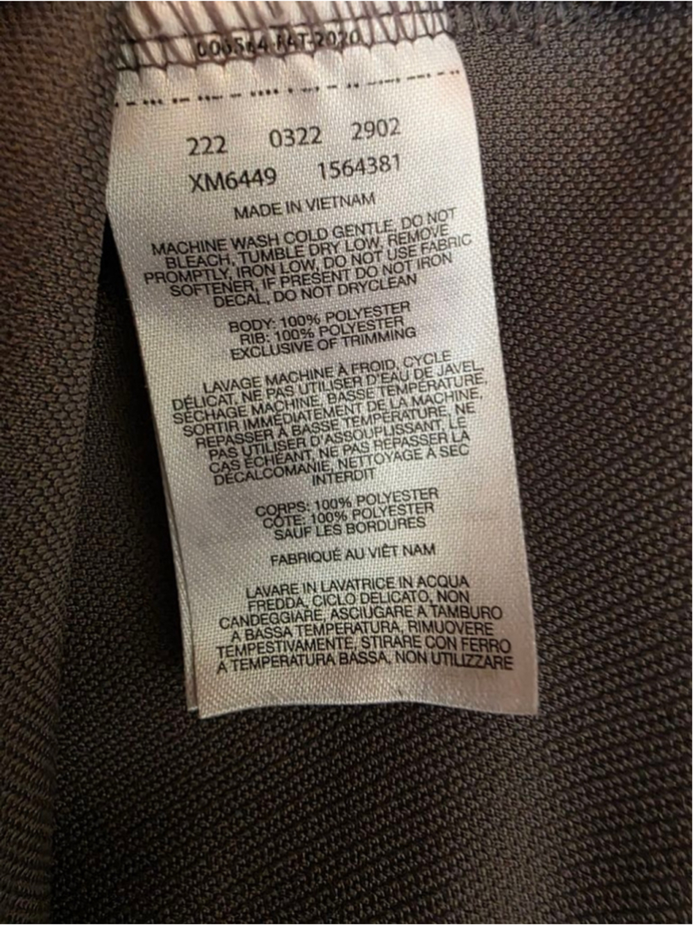 Men's Columbia Gray Polo Shirt XL - Picture 5 of 5